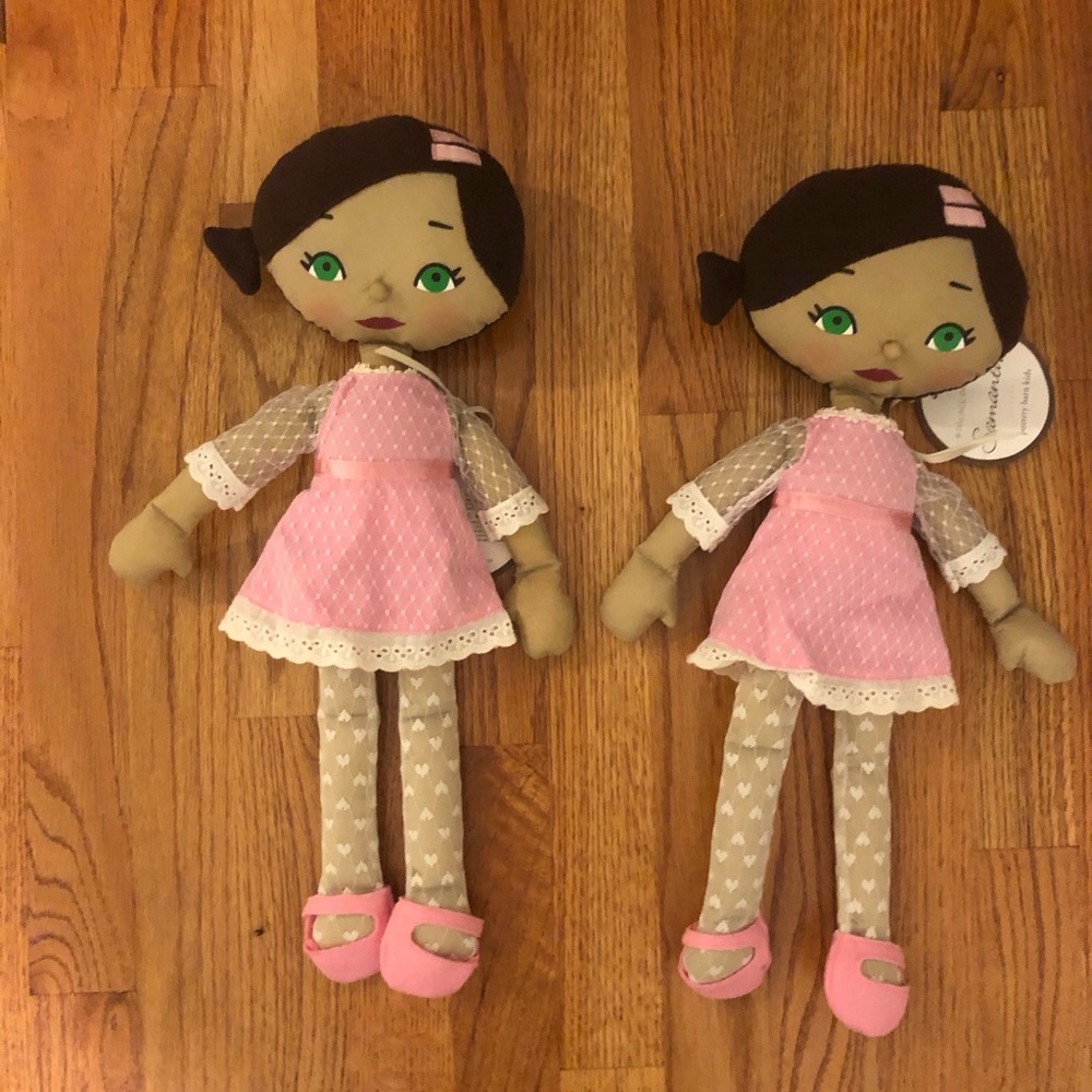 Two Pottery Barn Samantha dolls NWT